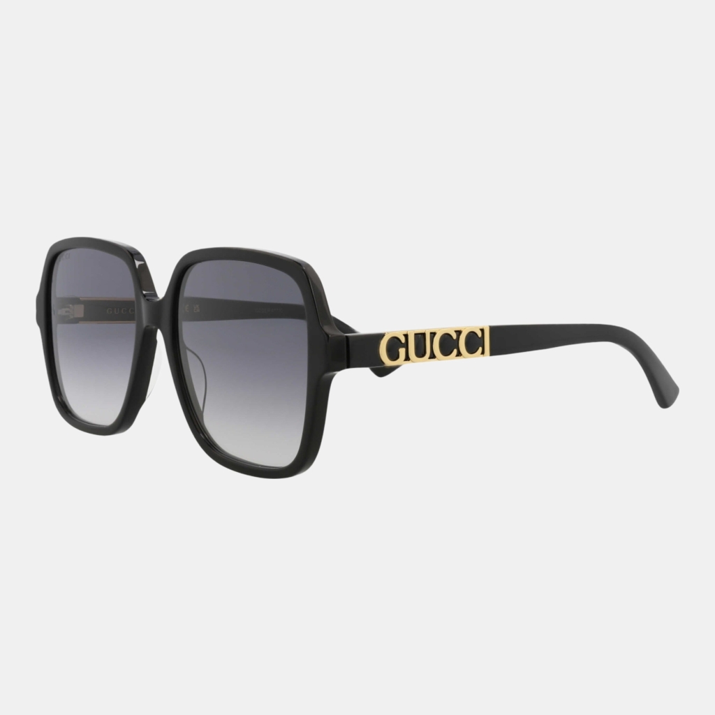 Gucci Novelty Women's Black Sunglasses - Black Grey