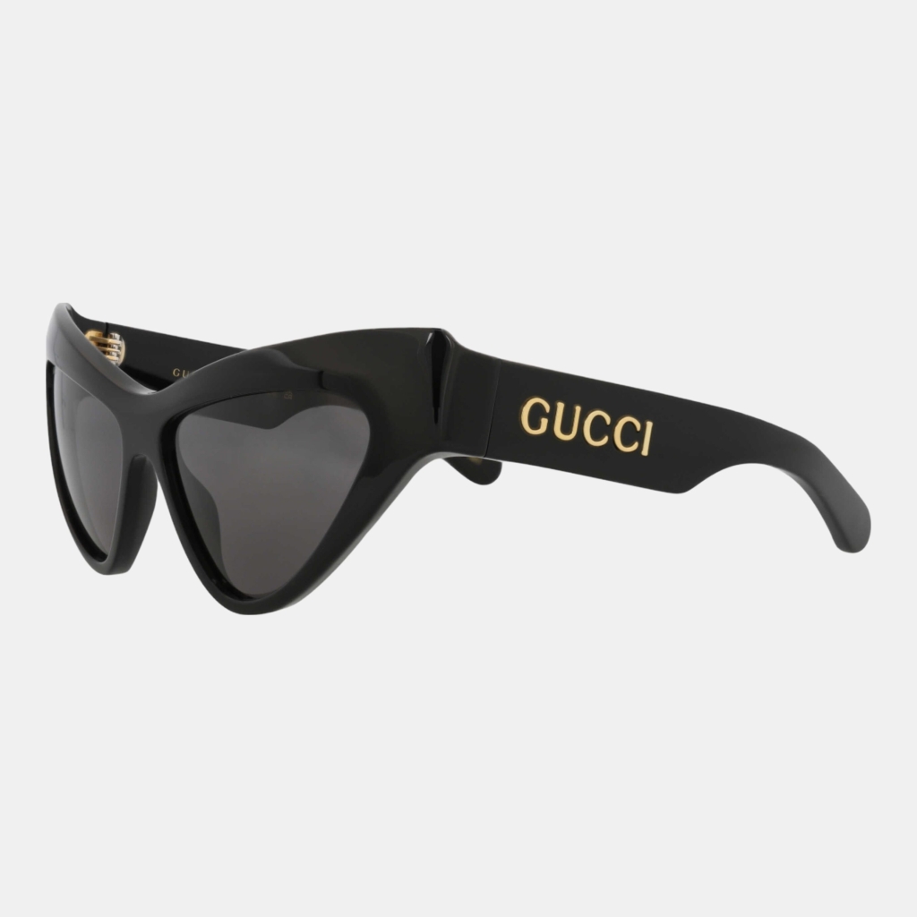 Gucci Novelty Women's Black Sunglasses - Black Grey