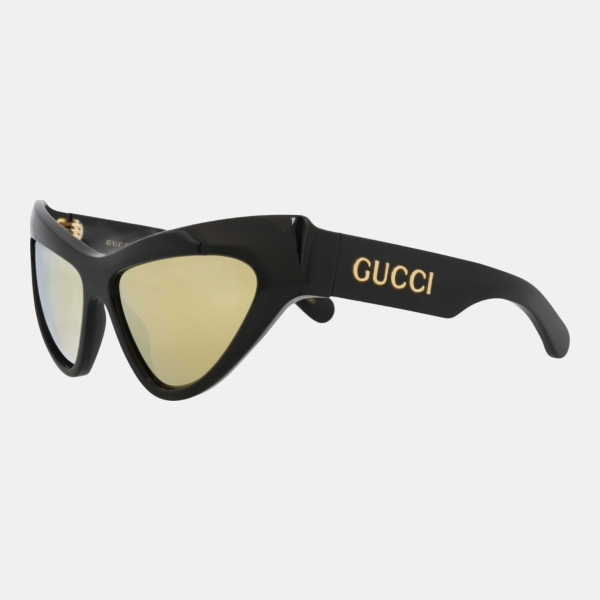 Gucci Novelty Women's Black Sunglasses - Black Gold