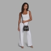 KARL LAGERFELD PARIS FANTINA CROSSBODY BUCKET BAG - Black / Gold - Image 10