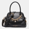 KARL LAGERFELD PARIS CHARLINE CROSSBODY WITH CHARMS - Black / Gold