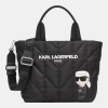 KARL LAGERFELD PARIS VOYAGE TOTE - Black