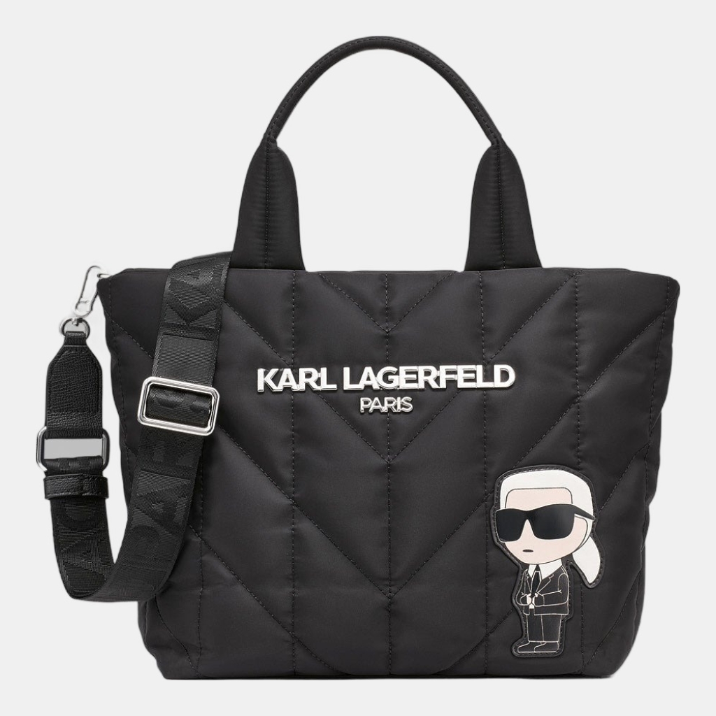 KARL LAGERFELD PARIS VOYAGE TOTE - Black