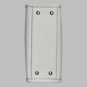 KARL LAGERFELD PARIS SAVOIE SMALL LEATHER CROSSBODY - White - Image 7