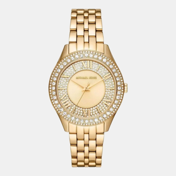 Michael Kors Harlowe Quartz Gold Dial Women's Watch