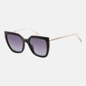 Chopard Women's Grey Cat-Eye Sunglasses - Shiny Grey Havana