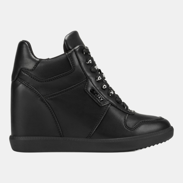 DKNY SEREINA LACE UP SNEAKER - Black