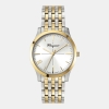 Ferragamo Slim 35.0mm Quartz Silver Dial Women's Watch - Silver And Gold