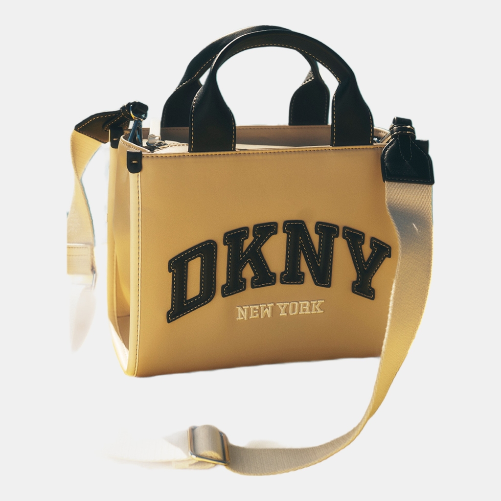 DKNY HADLEE SMALL LOGO TOTE - Light Taupe