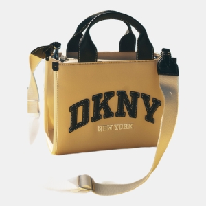 DKNY HADLEE SMALL LOGO TOTE - Light Taupe