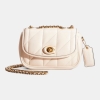 Coach Restored Pillow Madison Shoulder Bag 18 With Quilting - Brass/Chalk