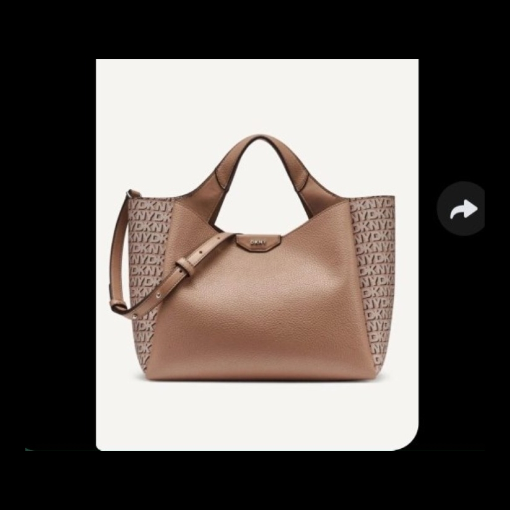 DKNY Hobo Shoulder Bag - Tan