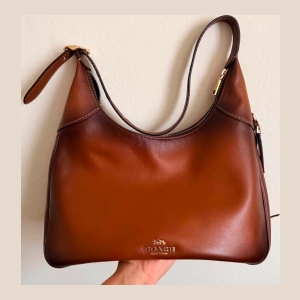 Coach Leather Shoulder Bag - Brown Gradient