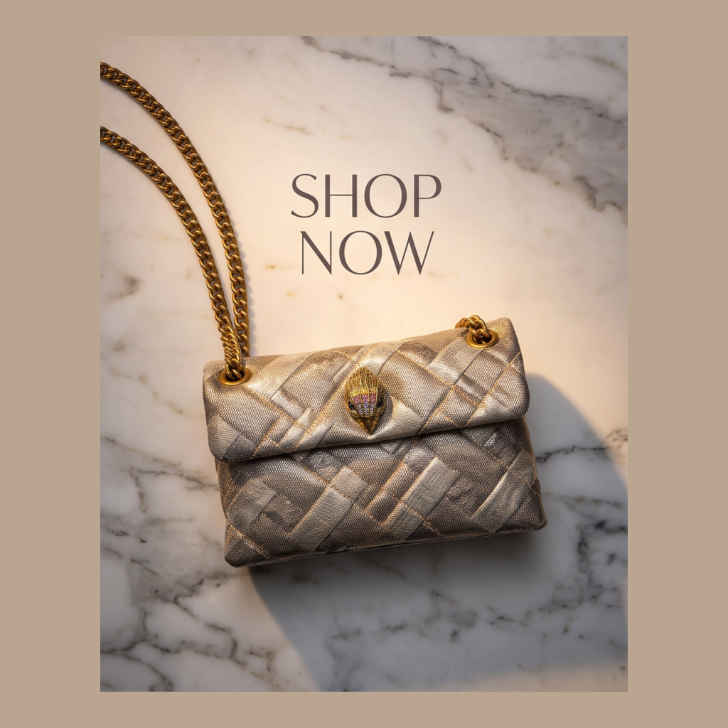Kurt Geiger London Mini Kensington Quilted Convertible Shoulder Bag - Metallic Beige