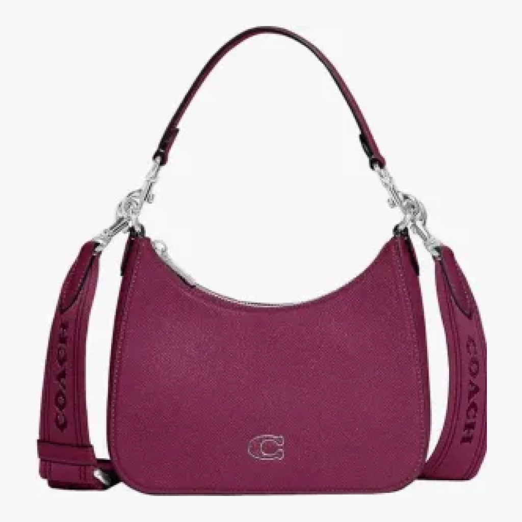 Coach Crescent Shoulder Bag - Berry