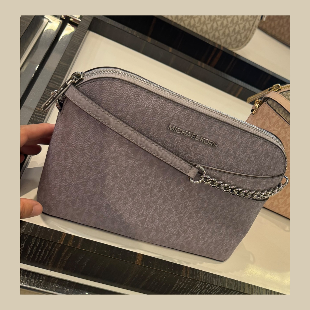Michael Kors Dome Crossbody Bag - Lavender