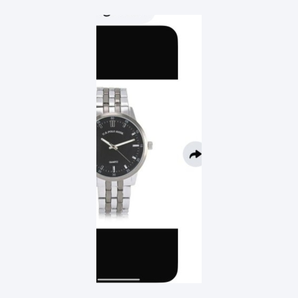 U.S. Polo Assn. Men's Stainless Steel Quartz Watch - Silver-tone and Black