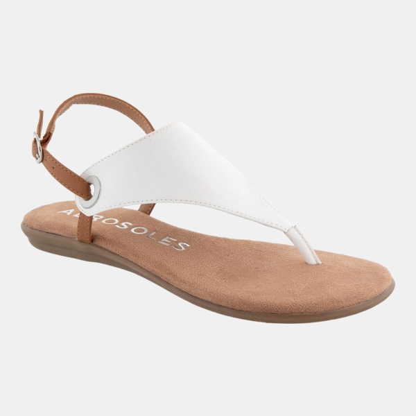 Women's Conclusion Round Toe Sandals - White