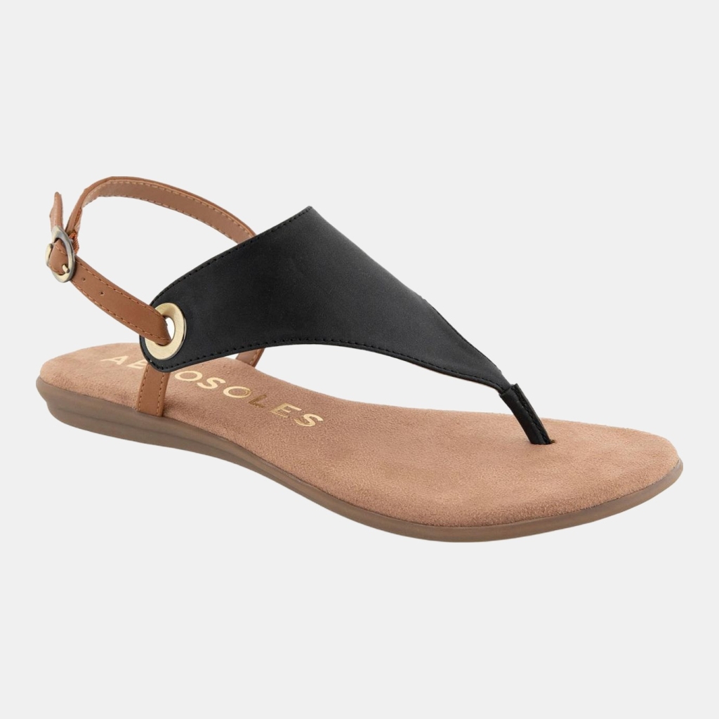 Women's Conclusion Round Toe Sandals - Black Combo