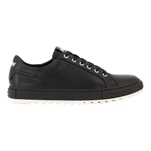 DKNY Men's Smooth Leather Sawtooth Sole Sneakers - Navy - Image 7