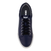 DKNY Men's Smooth Leather Sawtooth Sole Sneakers - Navy - Image 5