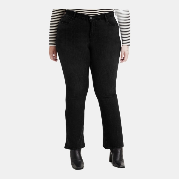 315 Shaping Mid Rise Lightweight Bootcut Jeans - Soft Black