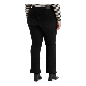 315 Shaping Mid Rise Lightweight Bootcut Jeans - Soft Black - Image 6