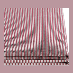 Tommy Hilfiger Printed 200-Thread Count Cotton Percale 3-Pc. Sheet Set, Twin - Highland Ticking Stripe Red - Image 7