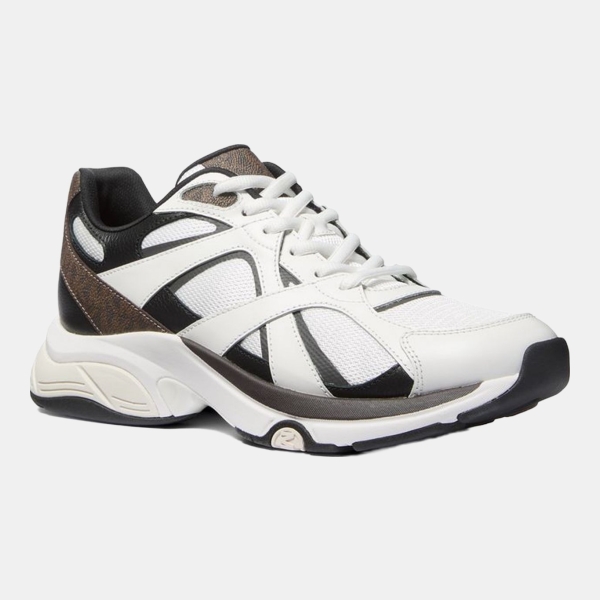 Michael Kors Men's Leo Suede Mixed-Media Trainers