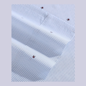 Tommy Hilfiger Printed 200-Thread Count Cotton Percale 3-Pc. Sheet Set, Twin - Ithaca Stripe - Image 4