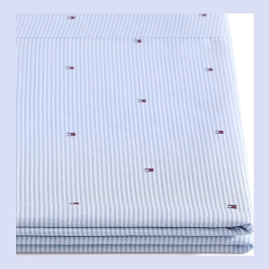 Tommy Hilfiger Printed 200-Thread Count Cotton Percale 3-Pc. Sheet Set, Twin - Ithaca Stripe - Image 7
