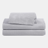 Tommy Hilfiger Printed 200-Thread Count Cotton Percale 3-Pc. Sheet Set, Twin - Ithaca Stripe Navy