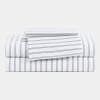Tommy Hilfiger Printed 200-Thread Count Cotton Percale 3-Pc. Sheet Set, Twin - Joshua Tree Stripe Blue
