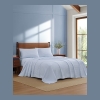Tommy Hilfiger Printed 200-Thread Count Cotton Percale 3-Pc. Sheet Set, Twin - Gardena Check Blue - Image 3