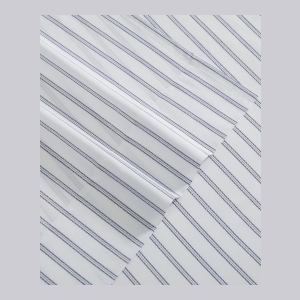 Tommy Hilfiger Printed 200-Thread Count Cotton Percale 3-Pc. Sheet Set, Twin - Joshua Tree Stripe Blue - Image 6