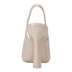 DKNY Women's Caytina Pointed Toe Slingback Pumps - Taupe Eel - Image 4