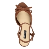 Women's Nessle High Tapered Heel Platform Sandals - Brown - Image 5