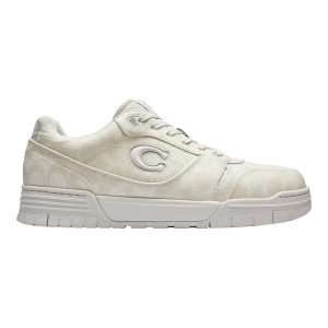 Coach Men's Signature Coated Soho Lace-Up Shoes - White - Image 3