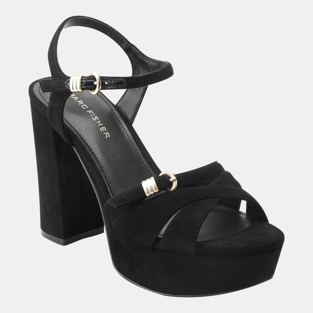 Women's Dollup Multi Strap Platform Sandals - Black