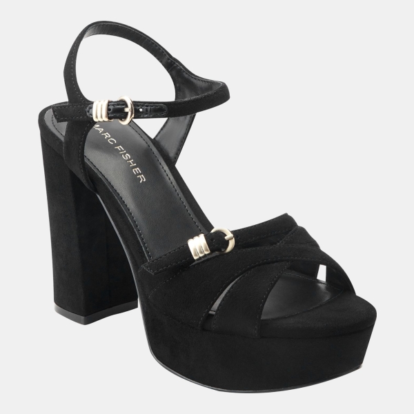 Women's Dollup Multi Strap Platform Sandals - Black