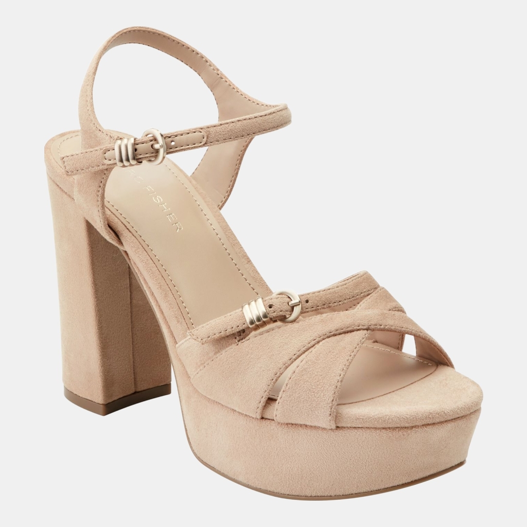 Women's Dollup Multi Strap Platform Sandals - Beige