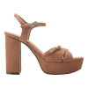 Women's Dollup Multi Strap Platform Sandals - Smooth Cognac - Image 3