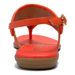 Women's Conclusion Round Toe Sandals - Orange Raffia - Image 4