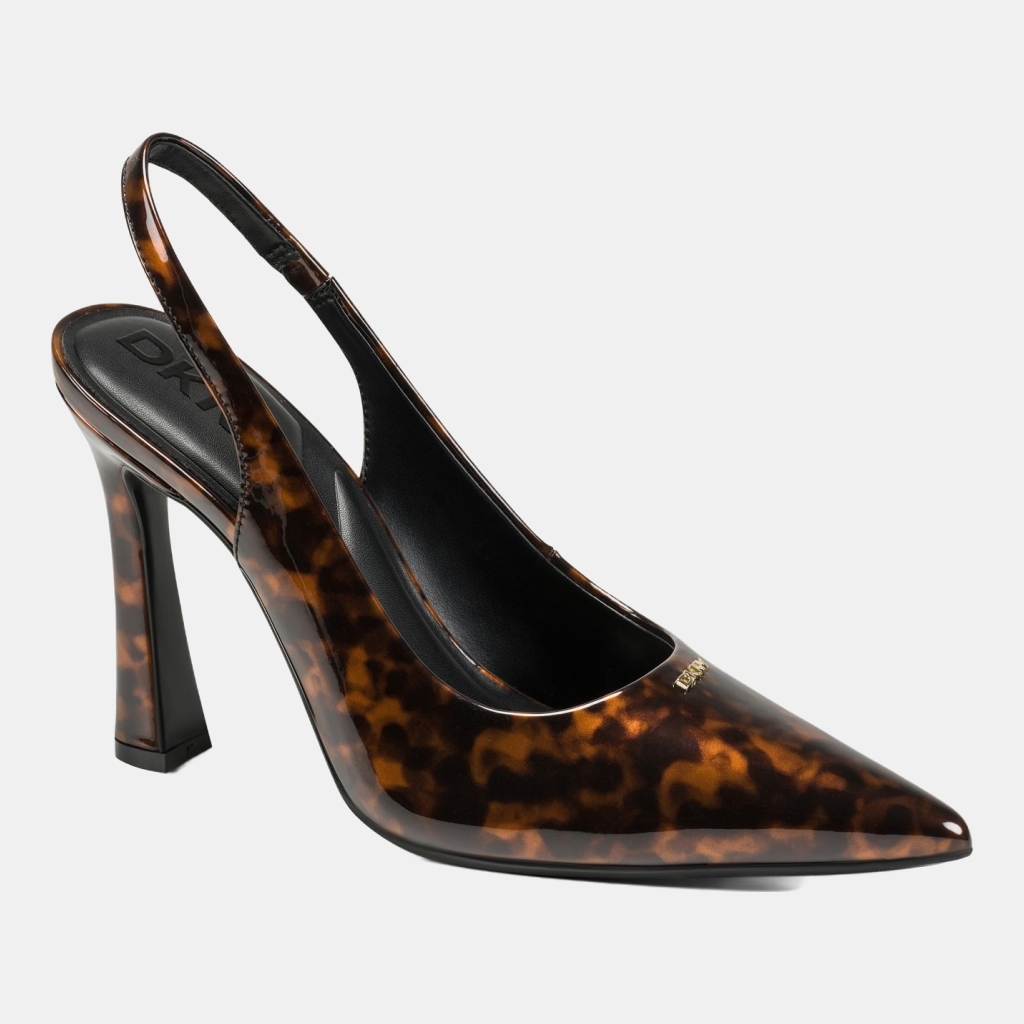 DKNY Women's Caytina Pointed Toe Slingback Pumps - Brown Multi