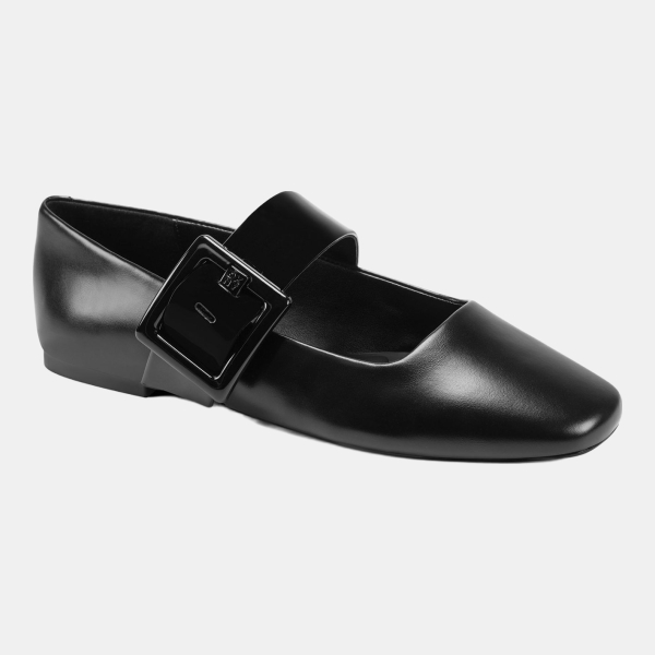 DKNY Women's Deyvonn Mary Jane Buckle Flats - Black