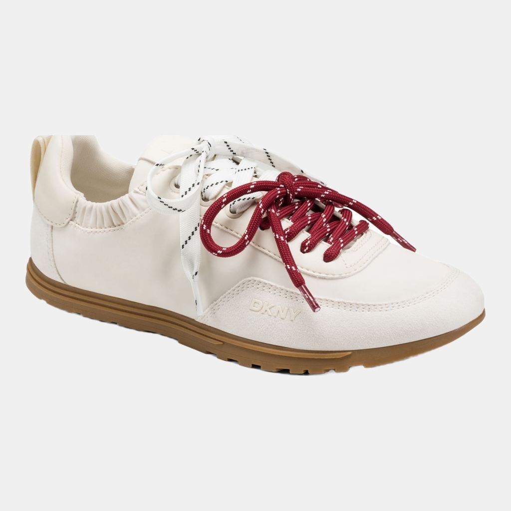 DKNY Women's Arianna Lace-Up Sneakers - Coconut