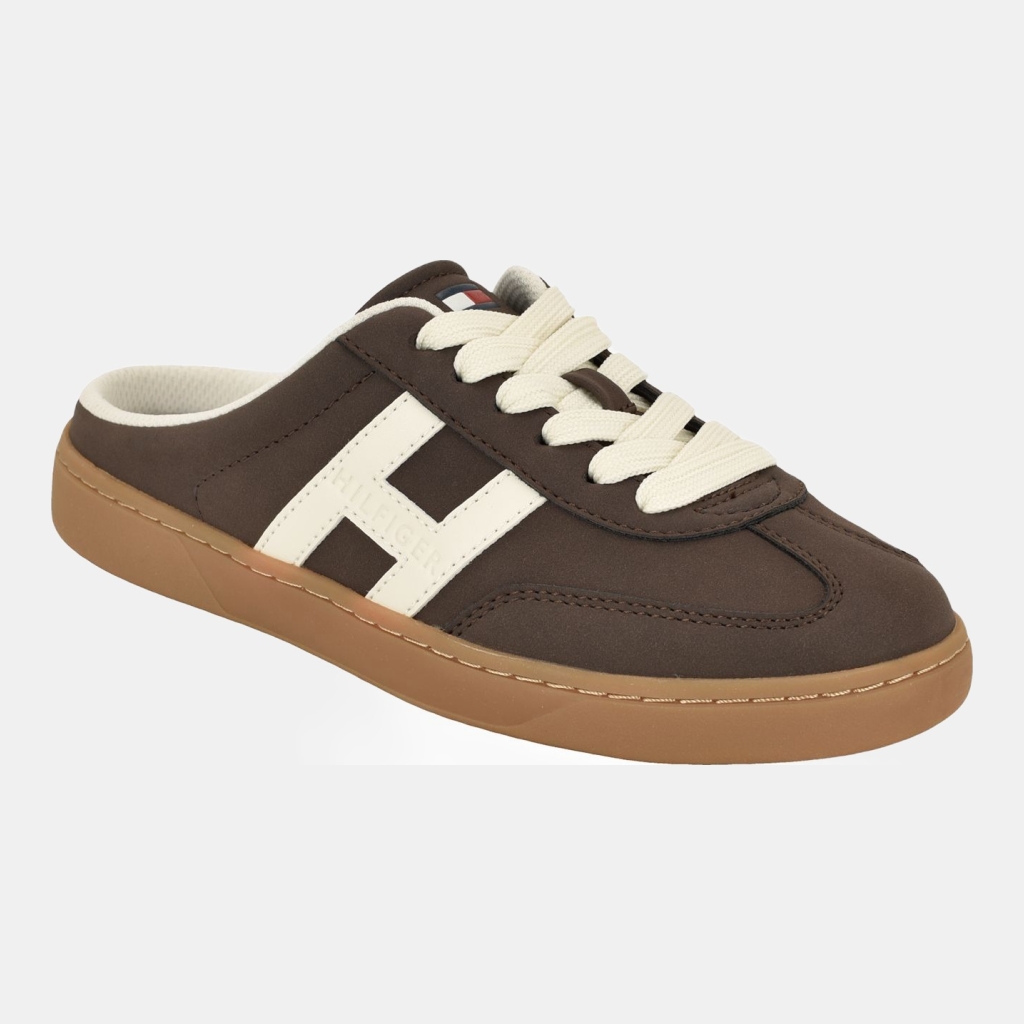 Tommy Hilfiger Women's Melinaz Slip-On Mule Sneakers - Dark Brown