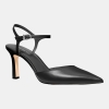 Women's Amara Pointed Toe Mid Pumps - Black Leather