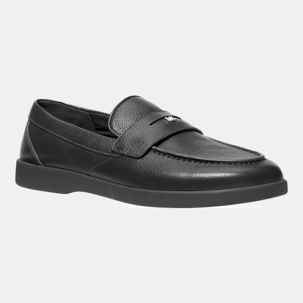 Michael Kors Men's Wesley Pebbled Leather Loafers