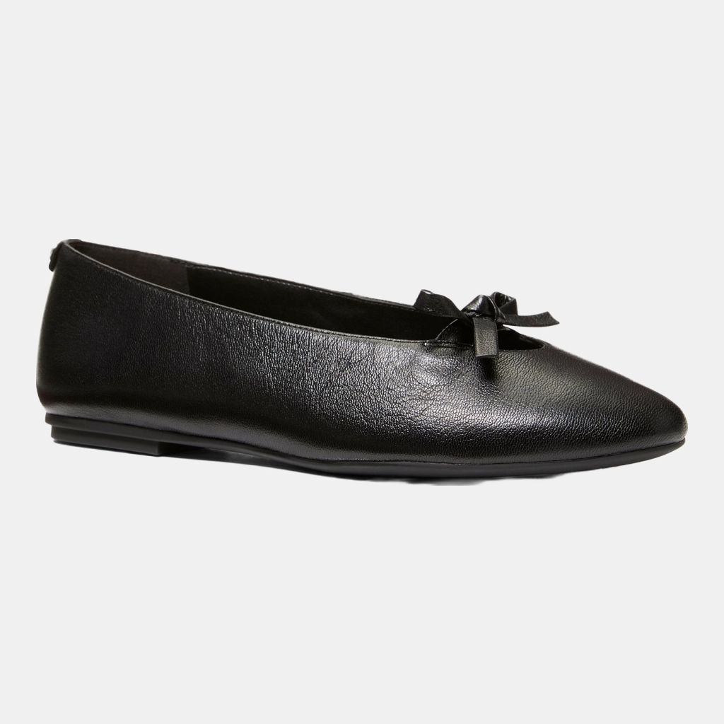 MICHAEL Women's Marie Flex Ballet Flats - Black Leather